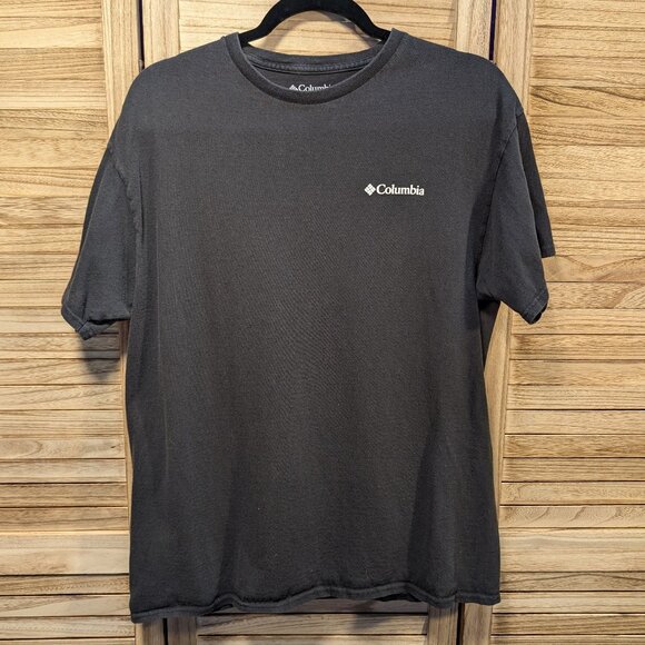 Columbia Black T-Shirt Size Large - Picture 1 of 6